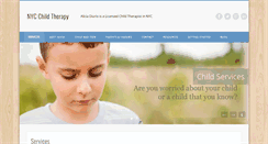 Desktop Screenshot of nycchildtherapy.info